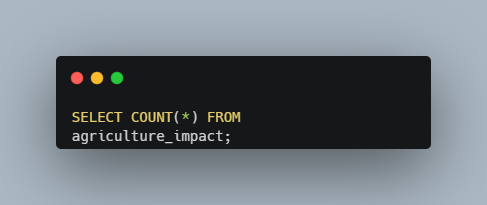 Row Count Query